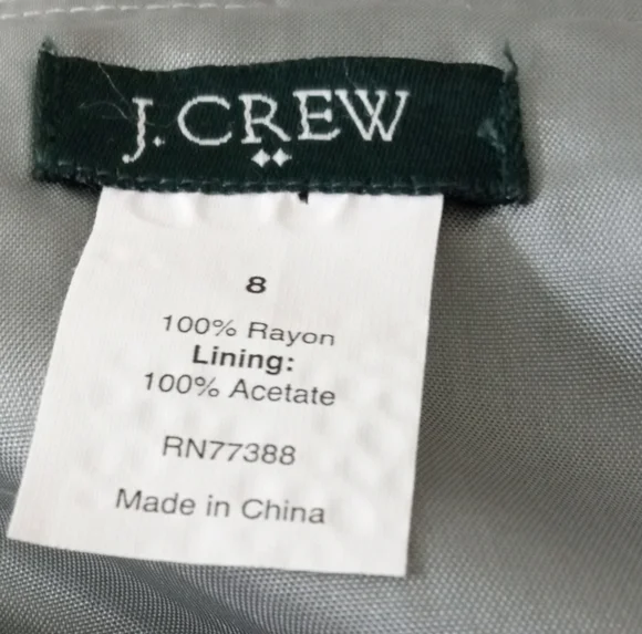J. Crew Slate Grey Fully Lined Sheath Dress- Size: 8 - Picture 12 of 12